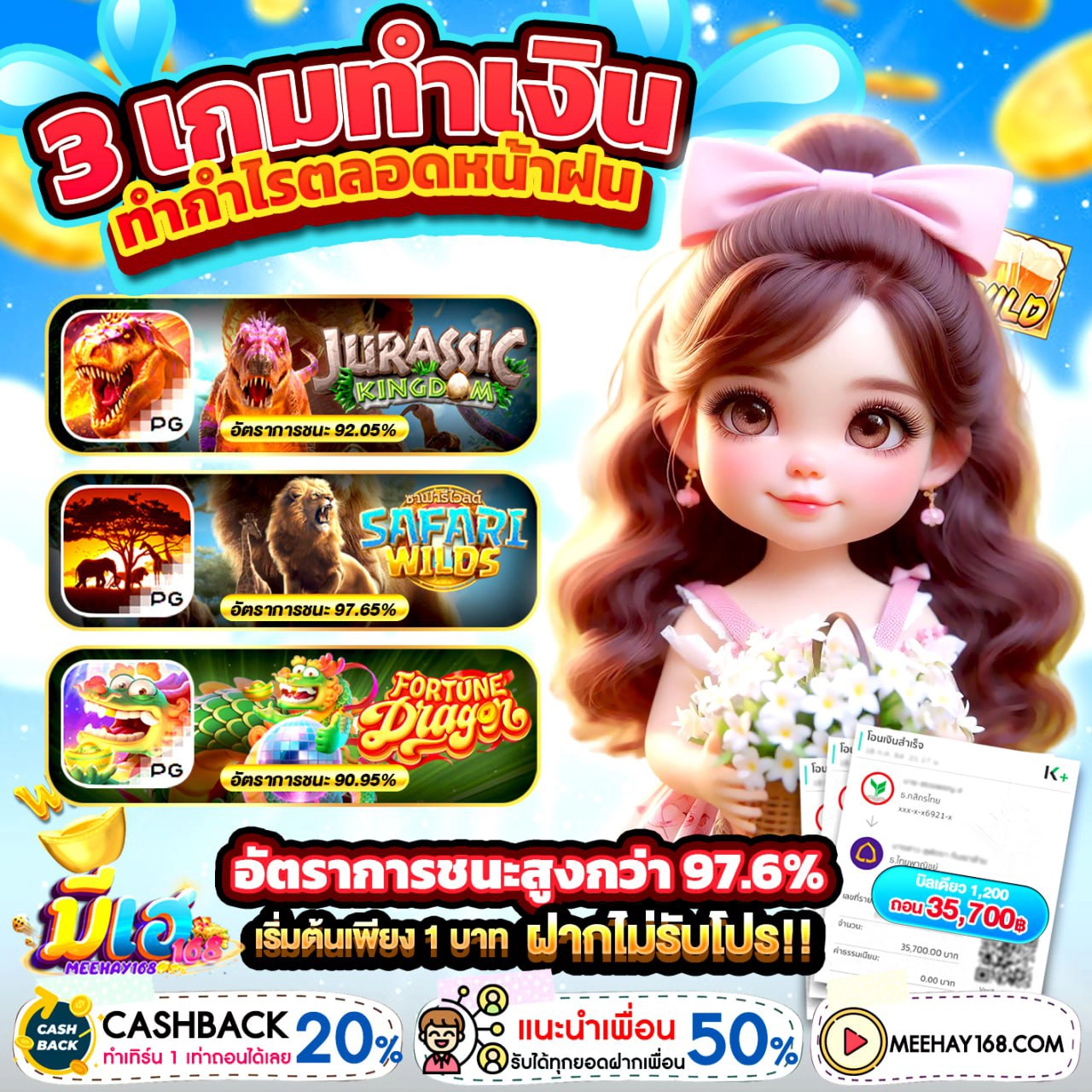 วิธีการรับโปร 50รับ100ทํา300ถอน300